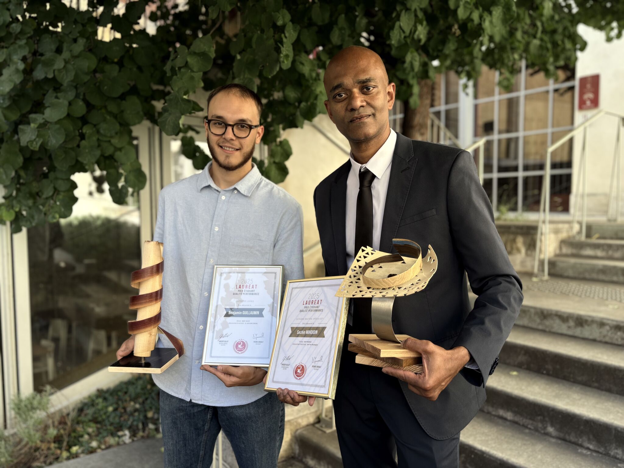 Deux étudiants IEQT récompensés lors de la Journée Française de la Qualité 2025 !