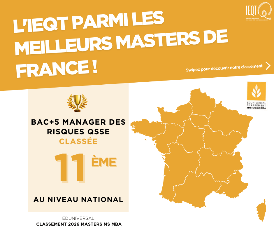 Top 15 national : l’IEQT confirme son excellence en QSSE